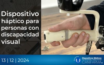 Dispositivo háptico para personas con discapacidad visual
