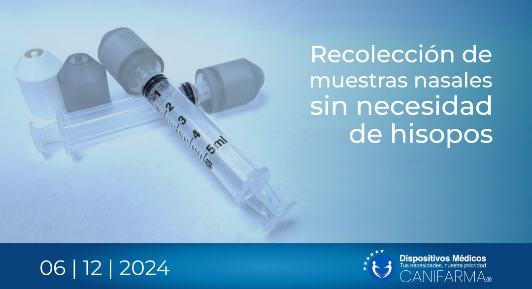 Recolección de muestras nasales sin necesidad de hisopos