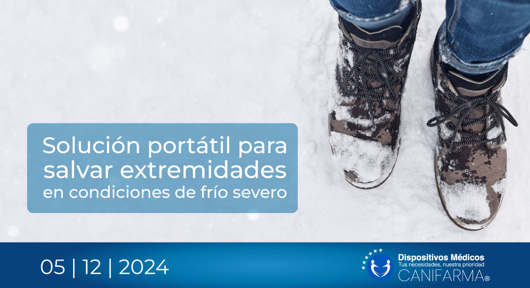 Solución portátil para salvar extremidades en condiciones de frío severo