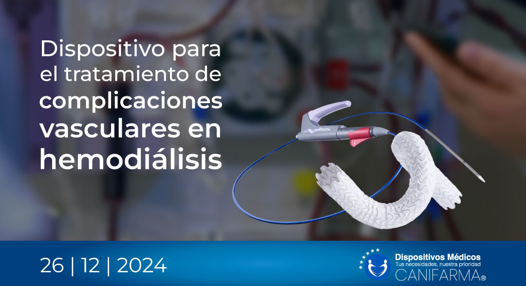 Dispositivo para el tratamiento de complicaciones vasculares en hemodiálisis