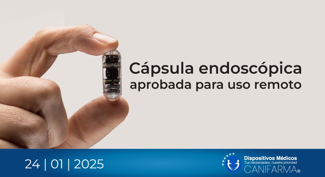 Cápsula endoscópica aprobada para uso remoto