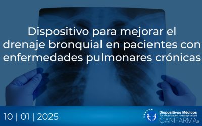 Dispositivo para mejorar el drenaje bronquial en pacientes con enfermedades pulmonares crónicas