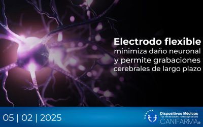 Electrodo flexible minimiza daño neuronal y permite grabaciones cerebrales de largo plazo