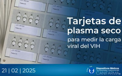 Tarjeta de plasma seco para medir la carga viral del VIH