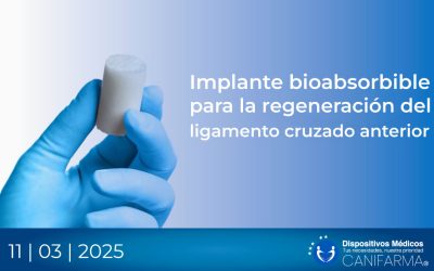 Implante bioabsorbible para la regeneración del ligamento cruzado anterior