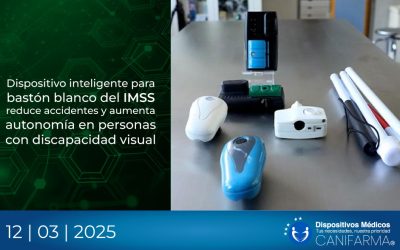 Dispositivo inteligente para bastón blanco del IMSS reduce accidentes y aumenta autonomía en personas con discapacidad visual