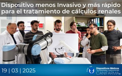Dispositivo menos Invasivo y más rápido para el tratamiento de cálculos renales