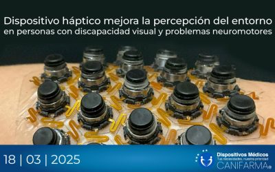 Dispositivo háptico mejora la percepción del entorno en personas con discapacidad visual y problemas neuromotores
