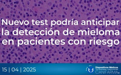 Nuevo test podría anticipar la detección de mieloma en pacientes con riesgo