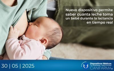 Nuevo dispositivo permite saber cuánta leche toma un bebé durante la lactancia en tiempo real