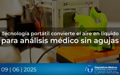Tecnología portátil convierte el aire en líquido para análisis médico sin agujas