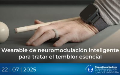 Wearable de neuromodulación inteligente para tratar el temblor esencial