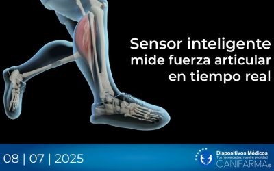 Sensor inteligente mide fuerza articular en tiempo real