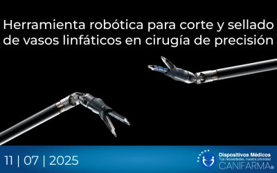 Herramienta robótica para corte y sellado de vasos linfáticos en cirugía de precisión