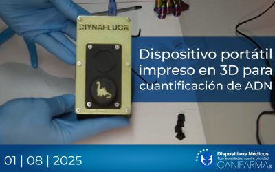 Dispositivo portátil impreso en 3D para cuantificación de ADN