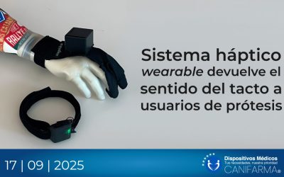 Sistema háptico wearable devuelve el sentido del tacto a usuarios de prótesis