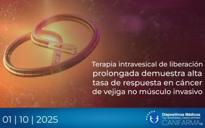 Terapia intravesical de liberación prolongada demuestra alta tasa de respuesta en cáncer de vejiga no músculo invasivo