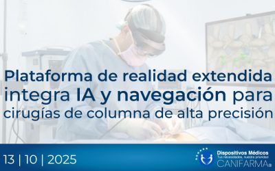 Plataforma de realidad extendida integra IA y navegación para cirugías de columna de alta precisión