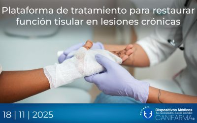 Plataforma de tratamiento para restaurar función tisular en lesiones crónicas