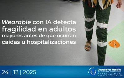 Wearable con IA detecta fragilidad en adultos mayores antes de que ocurran caídas u hospitalizaciones