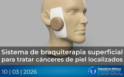 Sistema de braquiterapia superficial para tratar cánceres de piel localizados