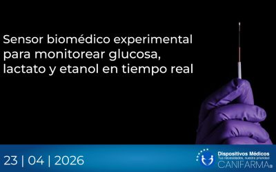 Sensor biomédico experimental para monitorear glucosa, lactato y etanol en tiempo real