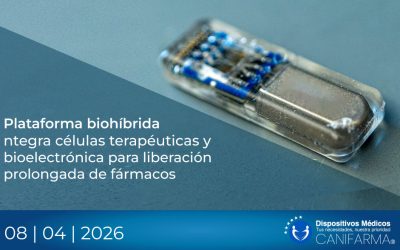 Plataforma biohíbrida integra células terapéuticas y bioelectrónica para liberación prolongada de fármacos