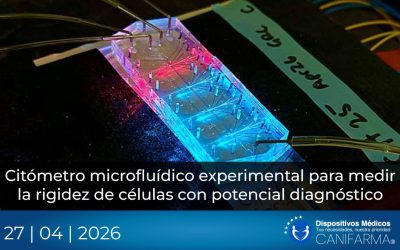 Citómetro microfluídico experimental para medir la rigidez de células con potencial diagnóstico