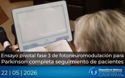 Ensayo pivotal fase 3 de fotoneuromodulación para Parkinson completa seguimiento de pacientes