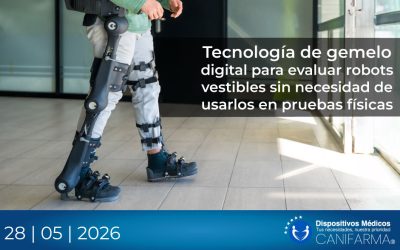 Tecnología de gemelo digital para evaluar robots vestibles sin necesidad de usarlos en pruebas físicas