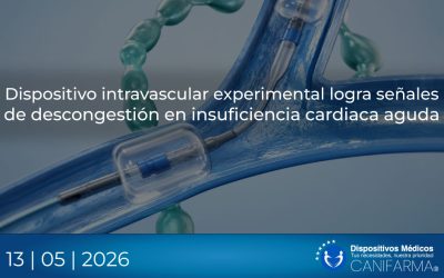 Dispositivo intravascular experimental logra señales de descongestión en insuficiencia cardiaca aguda