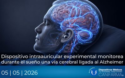 Dispositivo intraauricular experimental monitorea durante el sueño una vía cerebral ligada al Alzheimer