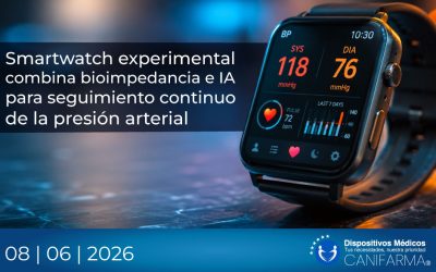 Smartwatch experimental combina bioimpedancia e IA para seguimiento continuo de la presión arterial