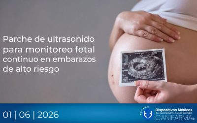 Parche de ultrasonido vestible para monitoreo fetal continuo en embarazos de alto riesgo