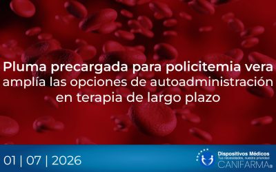 Pluma precargada para policitemia vera amplía las opciones de autoadministración en terapia de largo plazo
