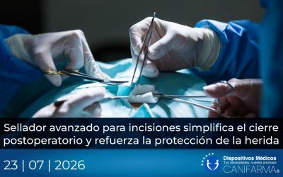 Sellador avanzado para incisiones simplifica el cierre postoperatorio y refuerza la protección de la herida