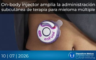 On-body injector amplía la administración subcutánea de terapia para mieloma múltiple