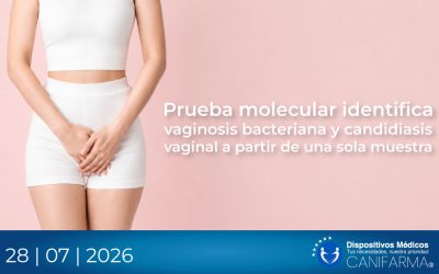 Prueba molecular identifica vaginosis bacteriana y candidiasis vaginal a partir de una sola muestra