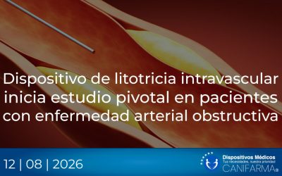 Dispositivo de litotricia intravascular inicia estudio pivotal en pacientes con enfermedad arterial obstructiva
