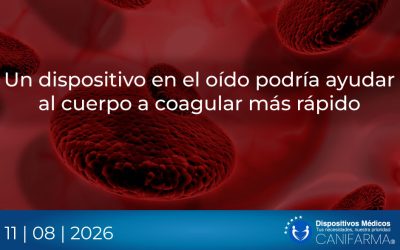 Un dispositivo en el oído podría ayudar al cuerpo a coagular más rápido