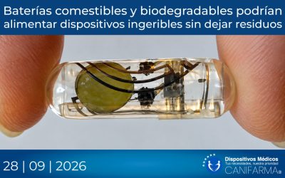 Baterías comestibles y biodegradables podrían alimentar dispositivos ingeribles sin dejar residuos