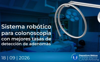 Sistema robótico para colonoscopia con mejores tasas de detección de adenomas