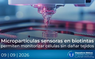 Micropartículas sensoras en biotintas permiten monitorizar células sin dañar tejidos