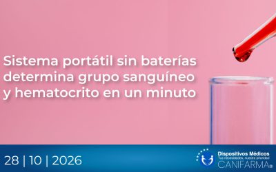 Sistema portátil sin baterías determina grupo sanguíneo y hematocrito en un minuto